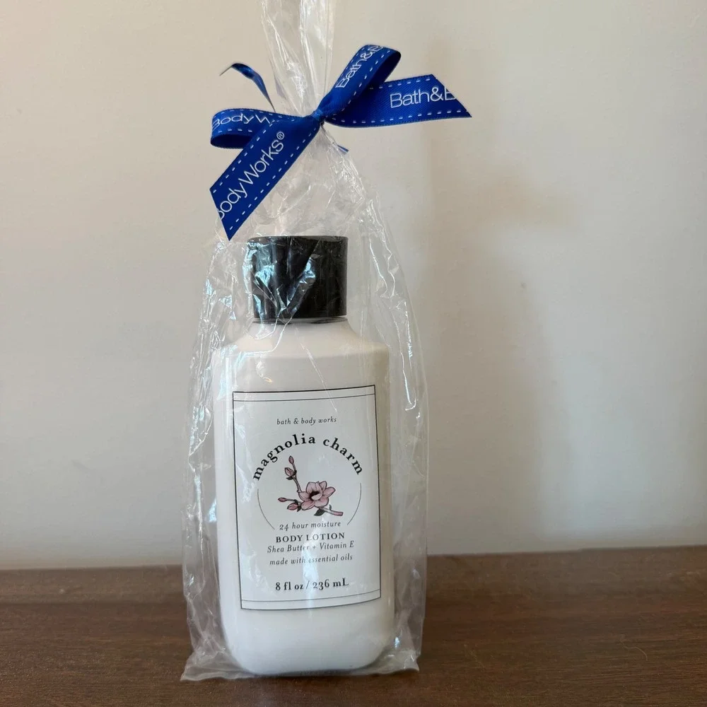 Bath & Body Works Magnolia Charm Body Lotion 8oz Shea Butter Vitamin E New